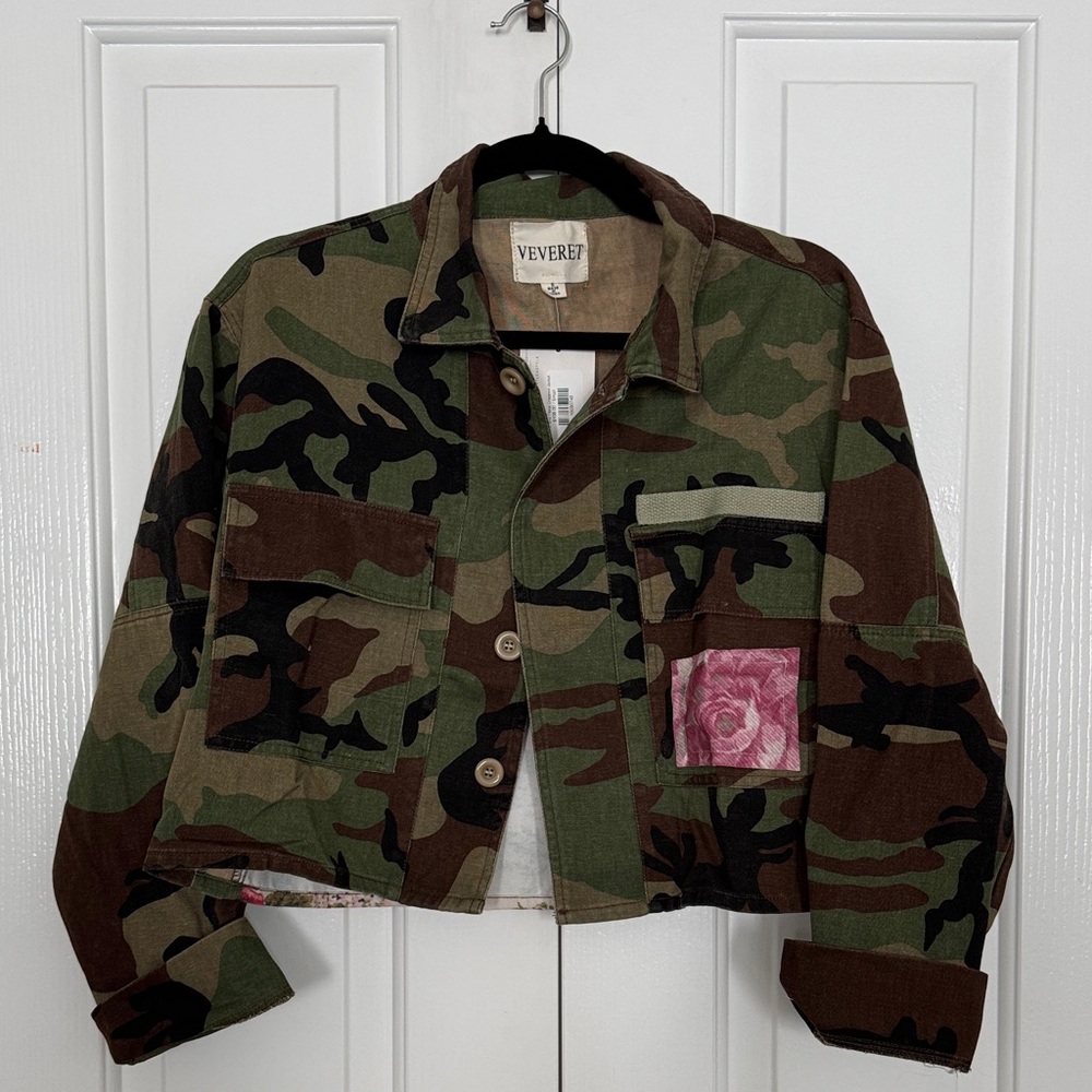 Vevef Camo Jean Jacket for Women